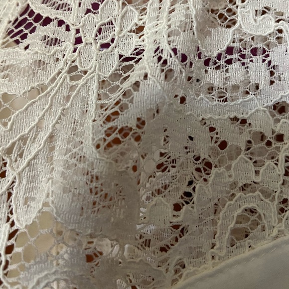 Express Elegant Sleeveless Lace Top - Picture 6 of 7